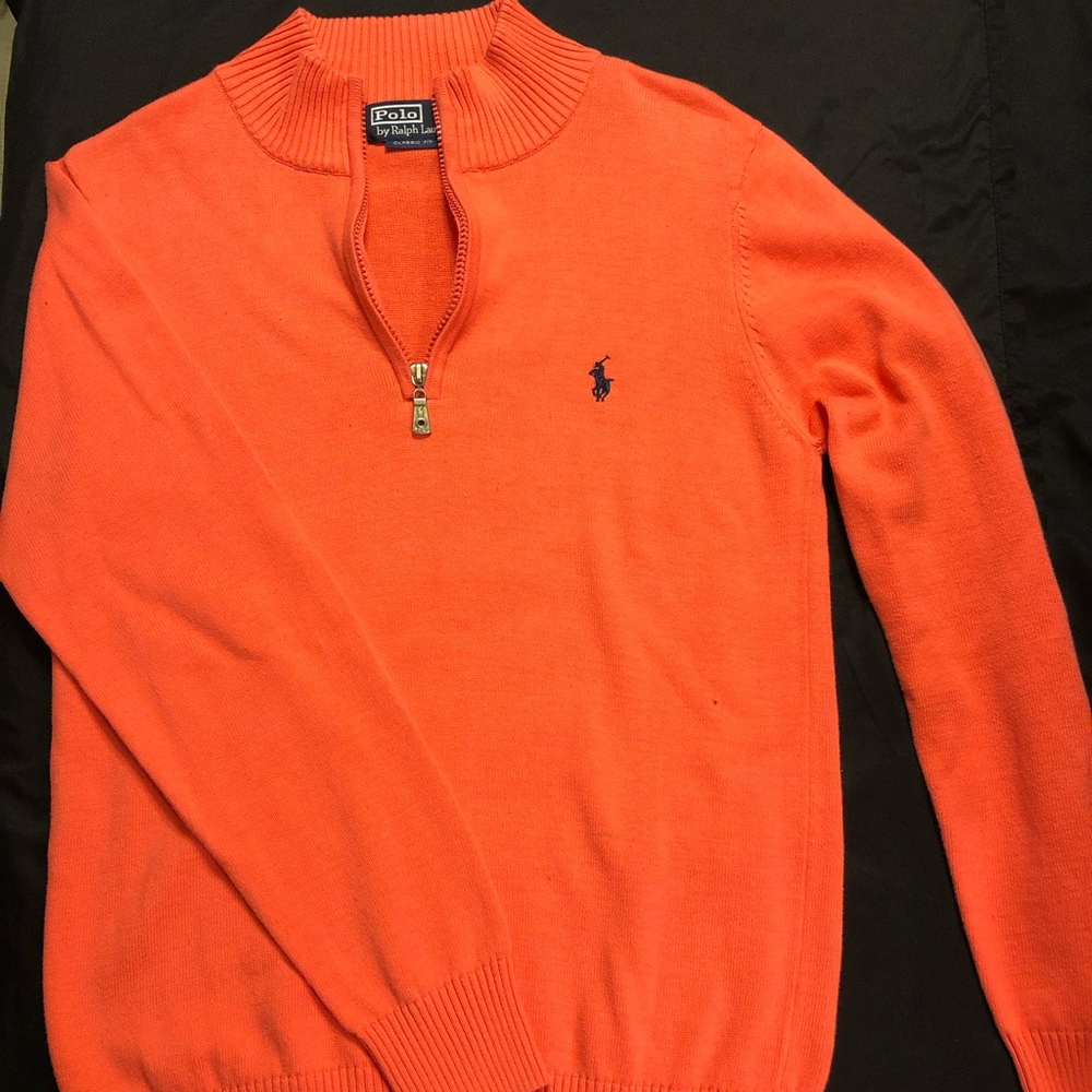 Polo by Ralph Lauren Orange Quarter Zip